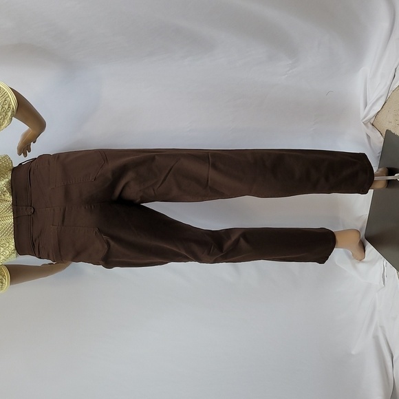 Demovracy Women's Brown Patriot Ab Solution Straight Leg Jeans - Picture 6 of 16